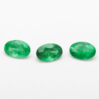 6x4mm AAA Dark Brazilian Emerald Ovals