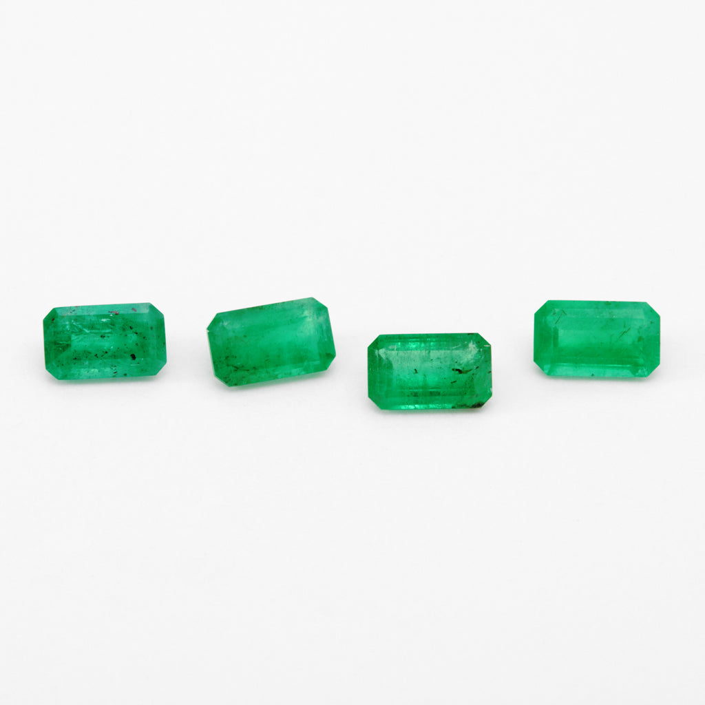 5x3mm AA Dark Emerald Cut Brazilian Emeralds