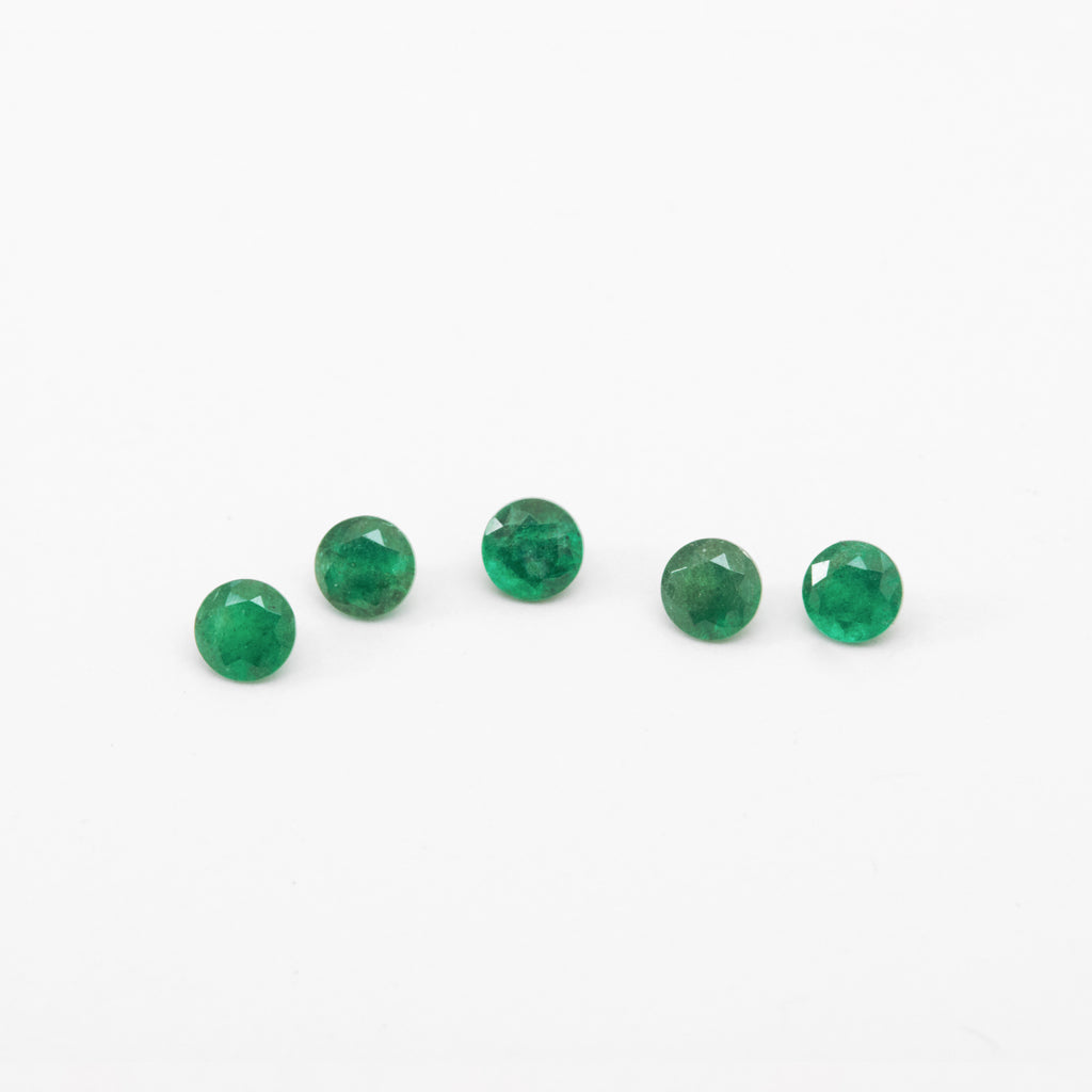 1 to 3.75mm A Dark Brazilian Emerald Rounds