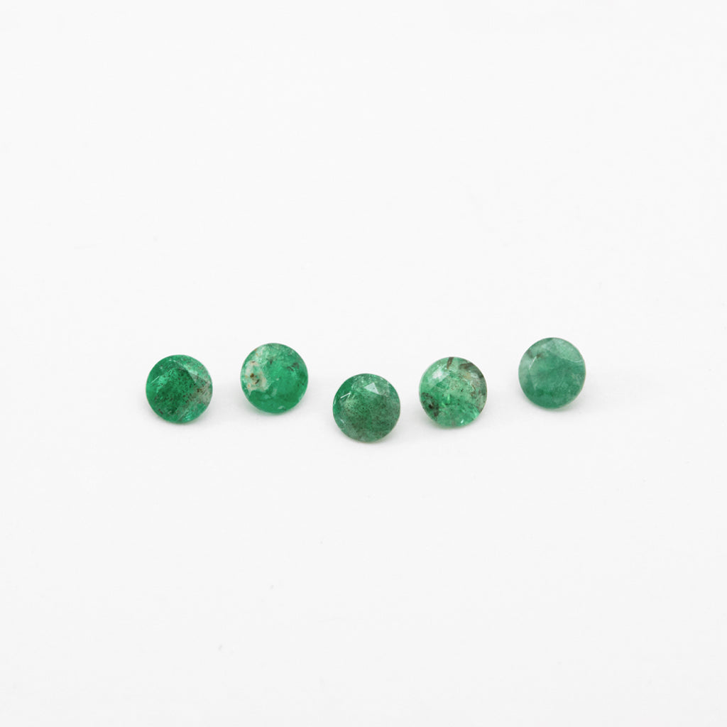 1 to 3.75mm B Dark Brazilian Emerald Rounds