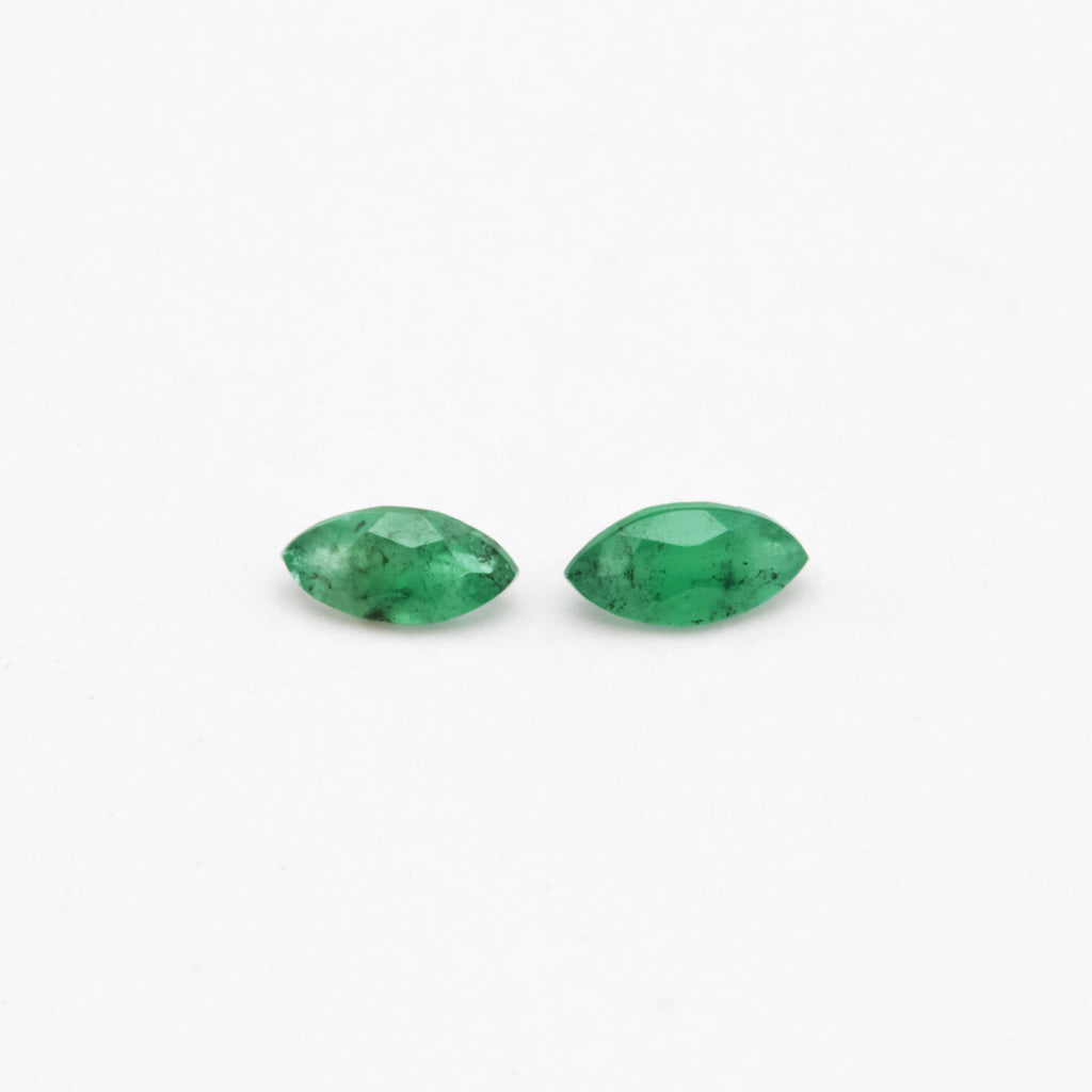 3x1.5mm AA Dark Brazilian Emerald Marquise