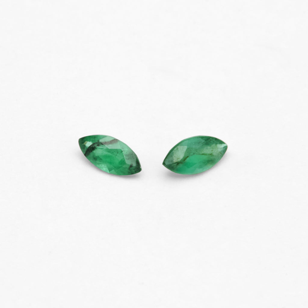 3x1.5mm A Dark Brazilian Emerald Marquise