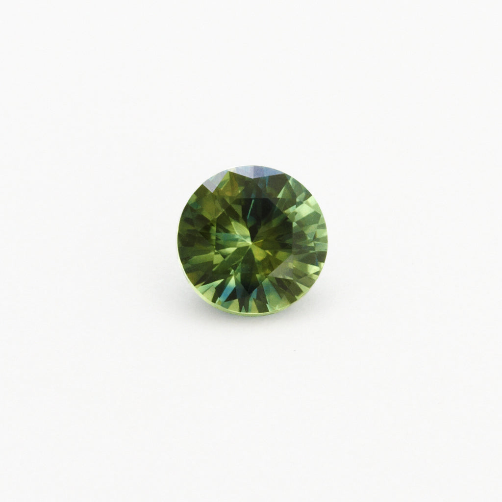 .87ct Green Nigerian Sapphire Round