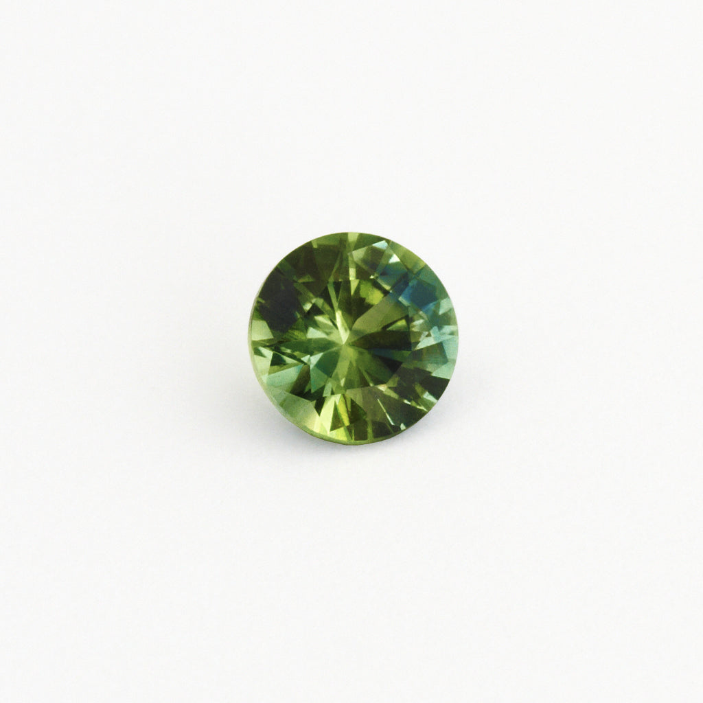 .87ct Green Nigerian Sapphire Round