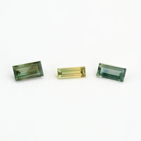 < 1ct One-of-a-Kind Nigerian Sapphire Baguettes