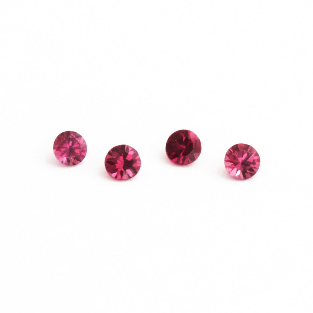 1 to 3mm Burgundy Pomme Ruby™ Rounds