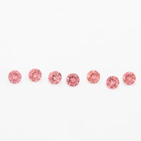 1 to 3.75mm Padparadscha Untreated Winza Sapphire Rounds
