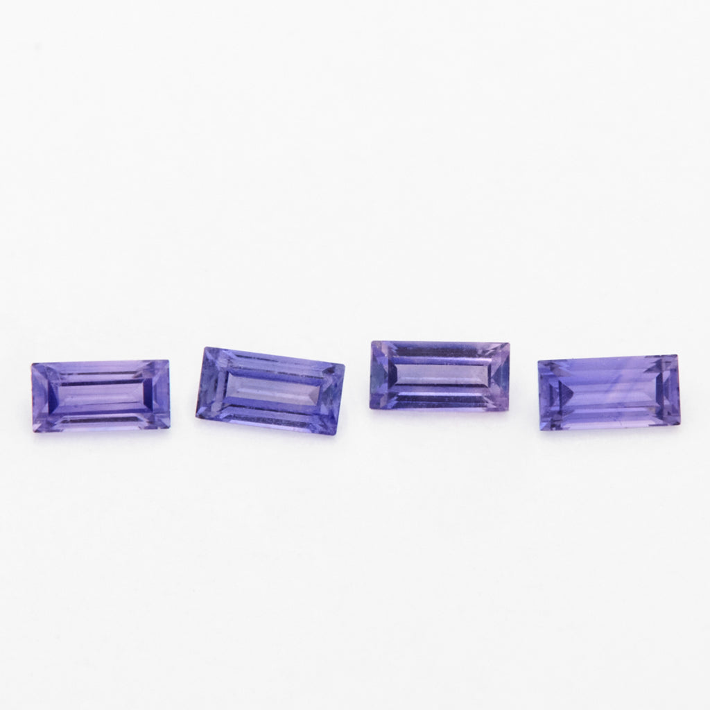 3x1.5 to 4x2mm Purple Untreated Winza Sapphire Baguettes