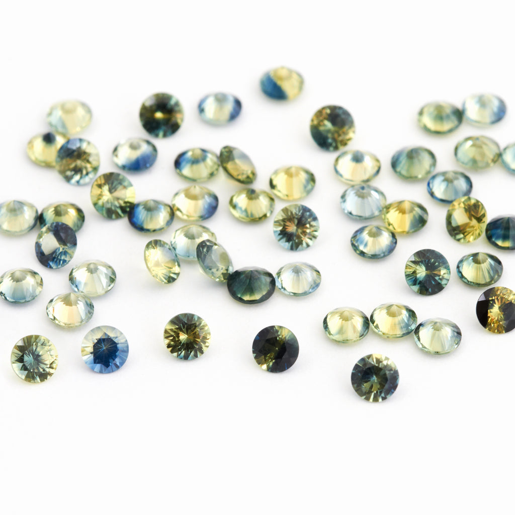1.3 to 3.75mm Kaleidoscope™ Australian Sapphire Rounds
