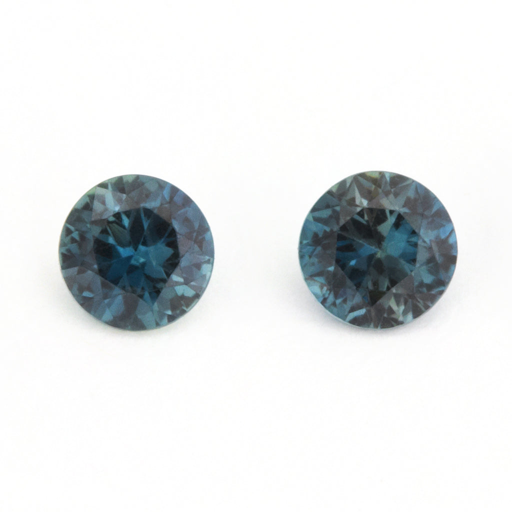 4 to 6mm Dark Denim Australian Sapphire Rounds