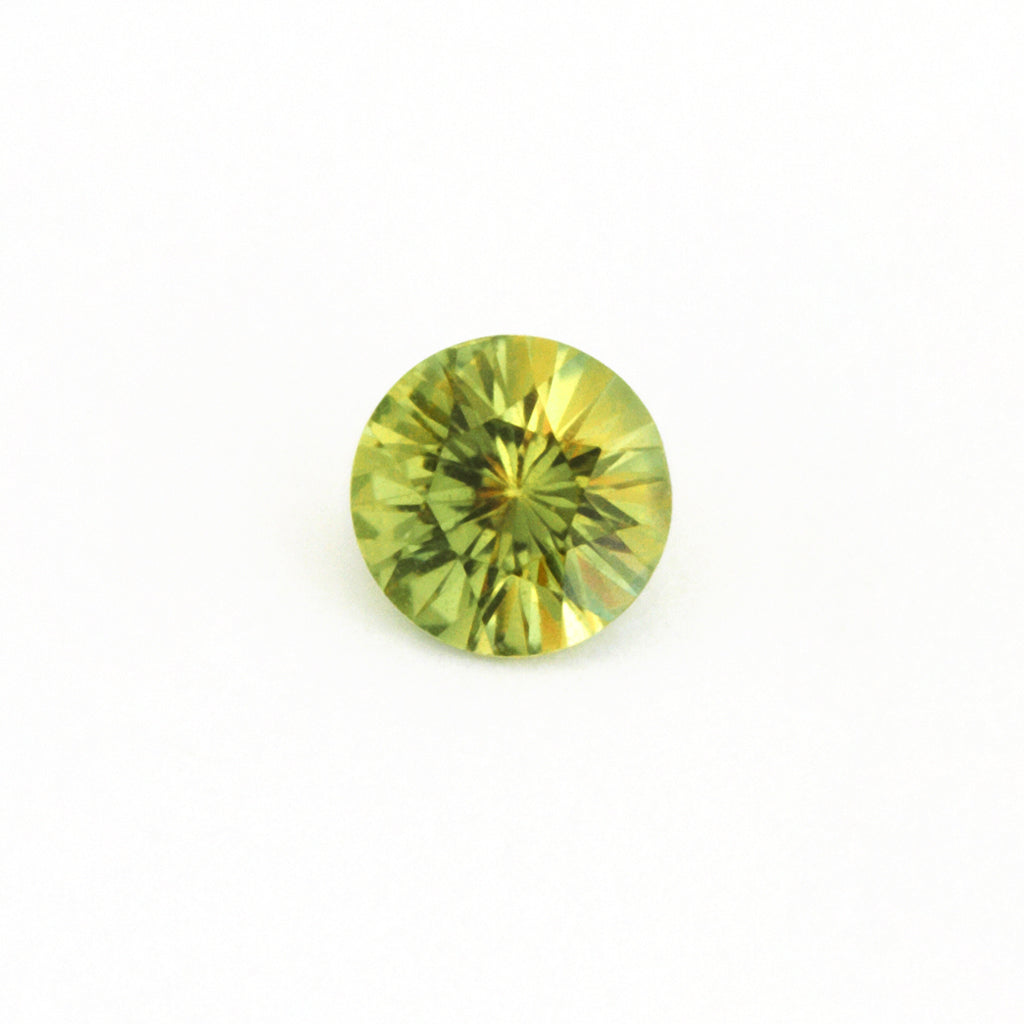 4 to 6mm Dark Lime Green Australian Sapphire Rounds