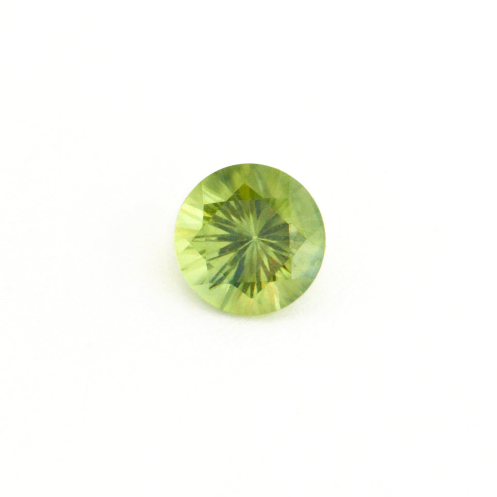 4 to 6mm Dark Lime Green Australian Sapphire Rounds