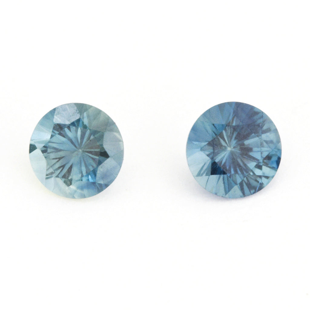 4 to 6mm Medium Denim Australian Sapphire Rounds
