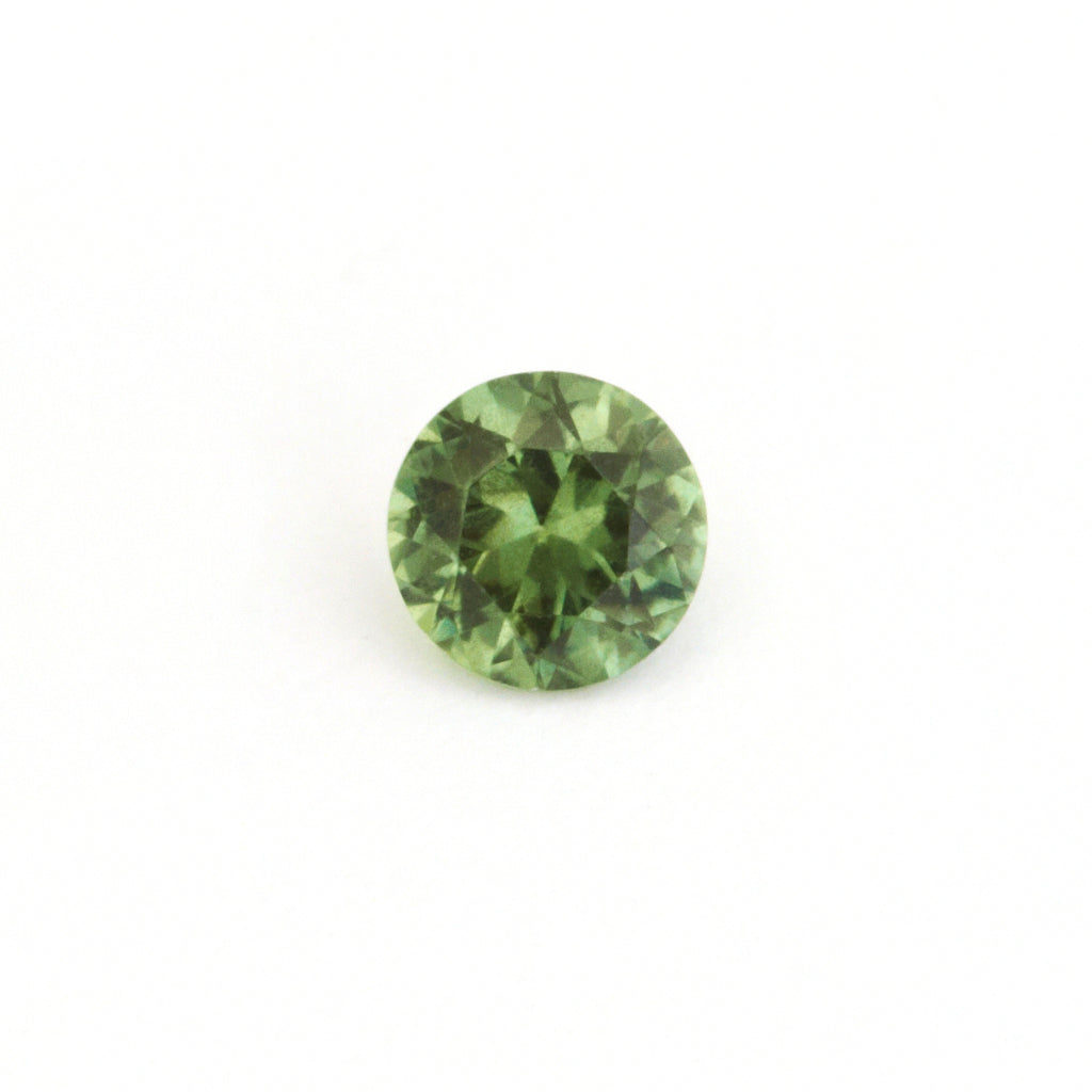 4 to 6mm Medium Green Australian Sapphire Rounds