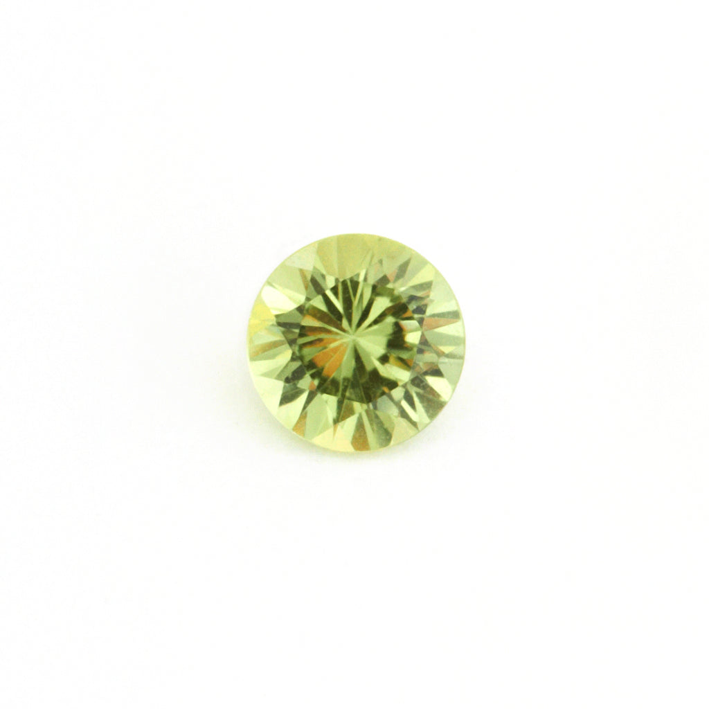 4 to 6mm Medium Lime Green Australian Sapphire Rounds