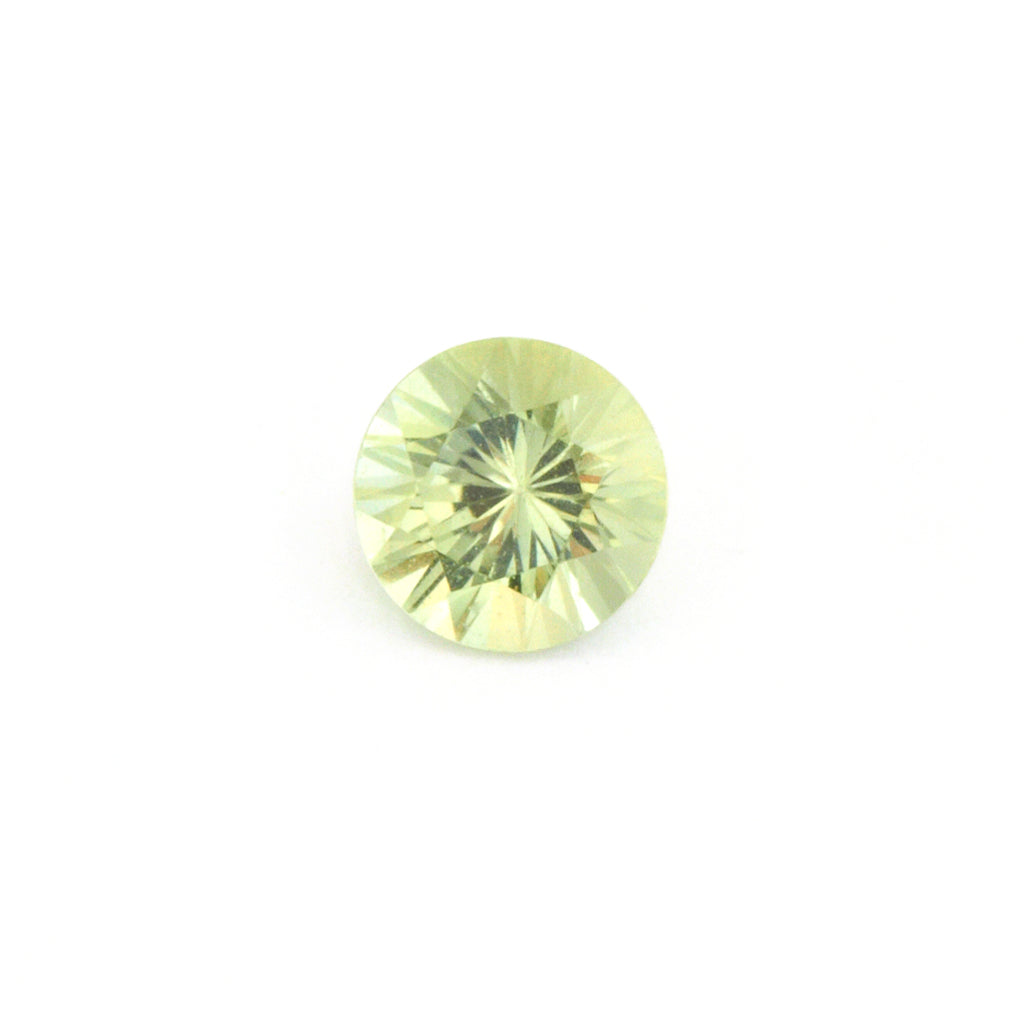 4 to 6mm Light Lime Green Australian Sapphire Rounds