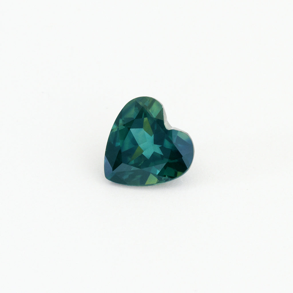 .92ct Dark Teal Australian Sapphire Heart