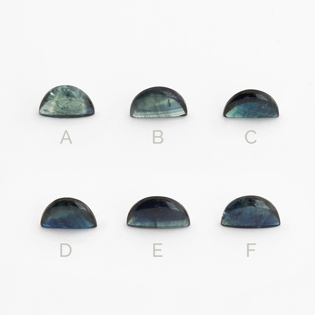 1 to 2ct One-of-a-Kind Australian Sapphire Arch Cabs