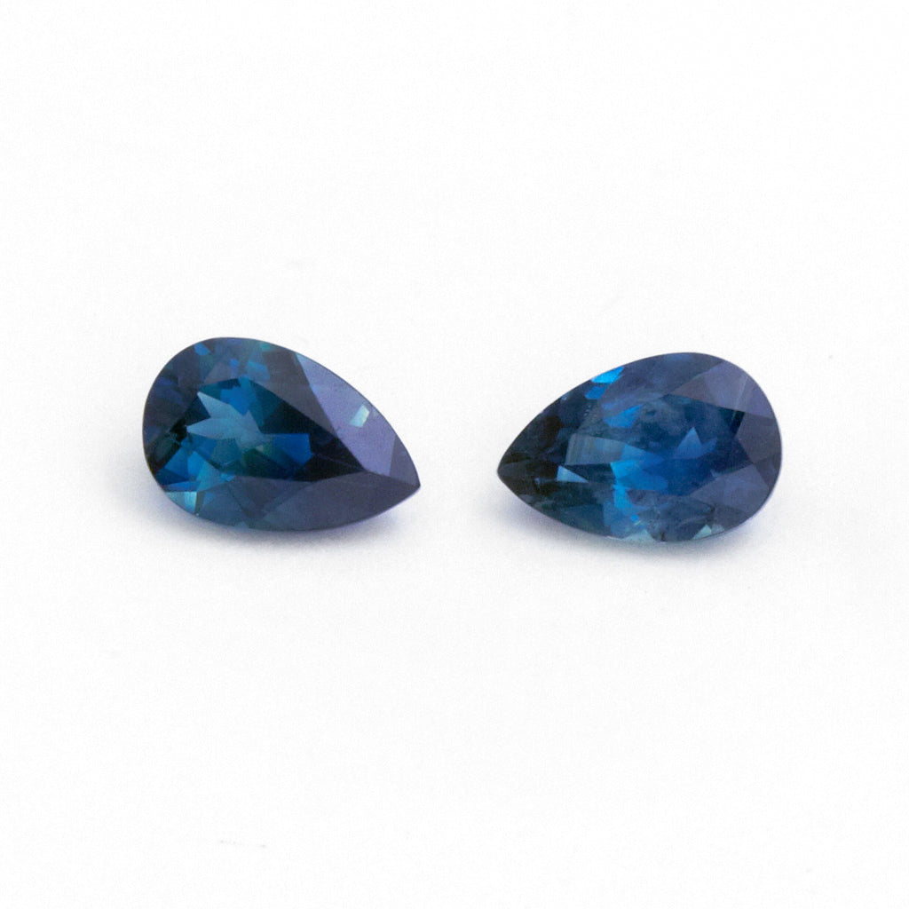 5x3 to 7x5mm Bright Blue Australian Sapphire Pears