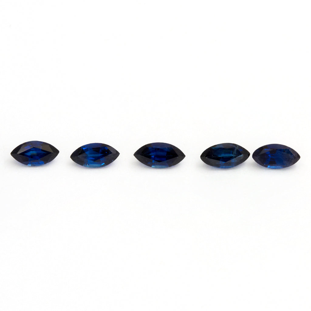 4x2 to 6x3mm Deep Blue Australian Sapphire Marquise