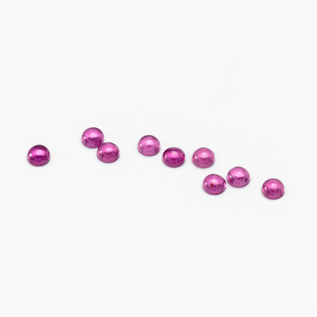 1.5 to 3mm Grape Garnet® Round Cabs