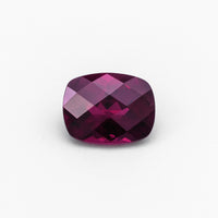 9x7mm Grape Garnet® Checkerboard Cushions