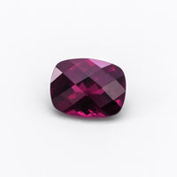 9x7mm Grape Garnet® Checkerboard Cushions