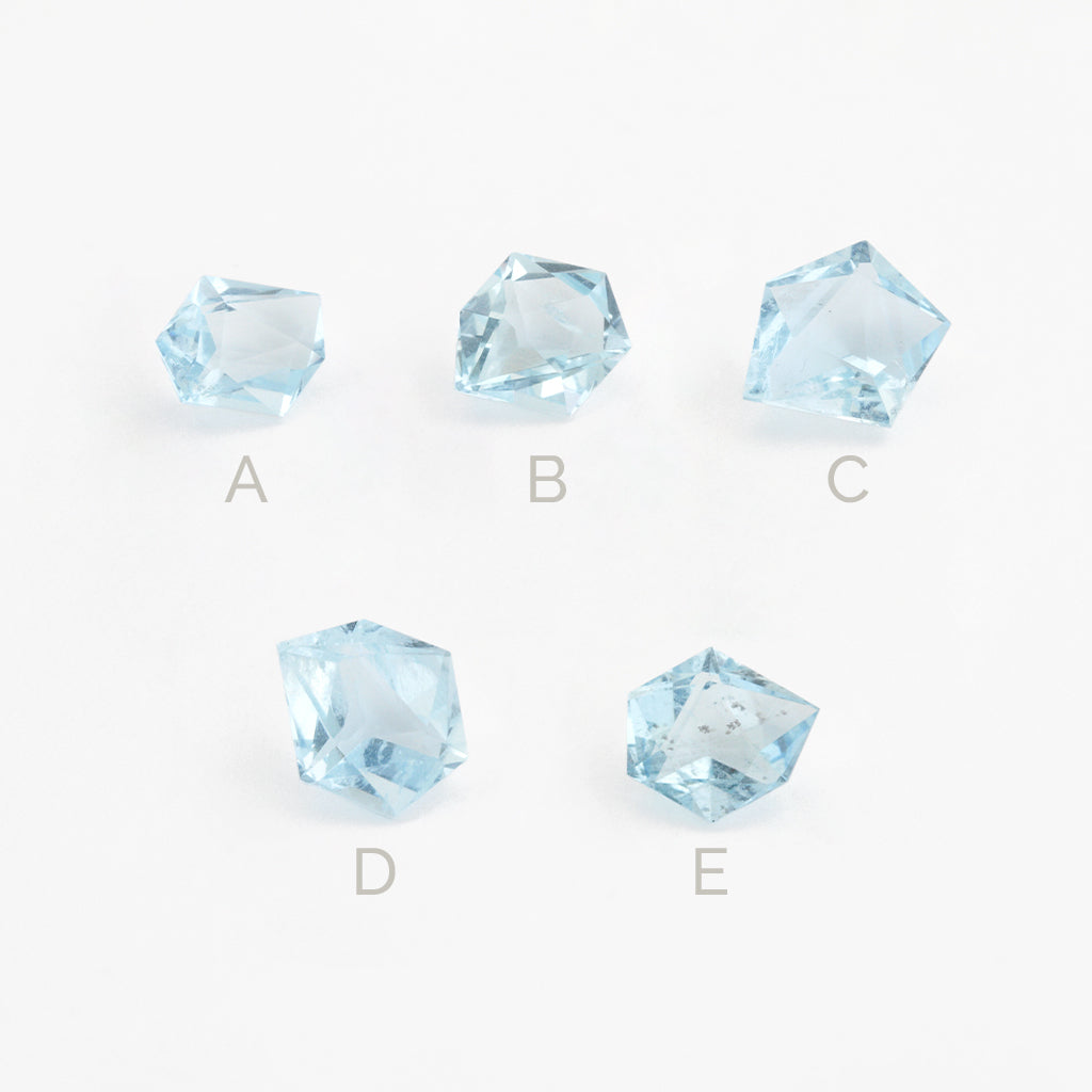 1 to 2ct One-of-a-Kind Aquamarine GeoCuts™