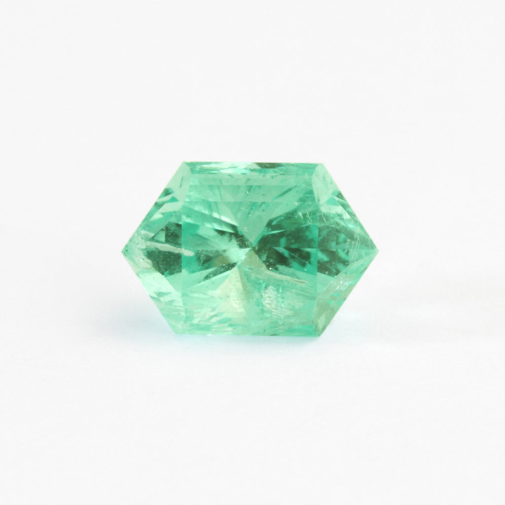 1.74ct Neon Green Beryl Hexagon