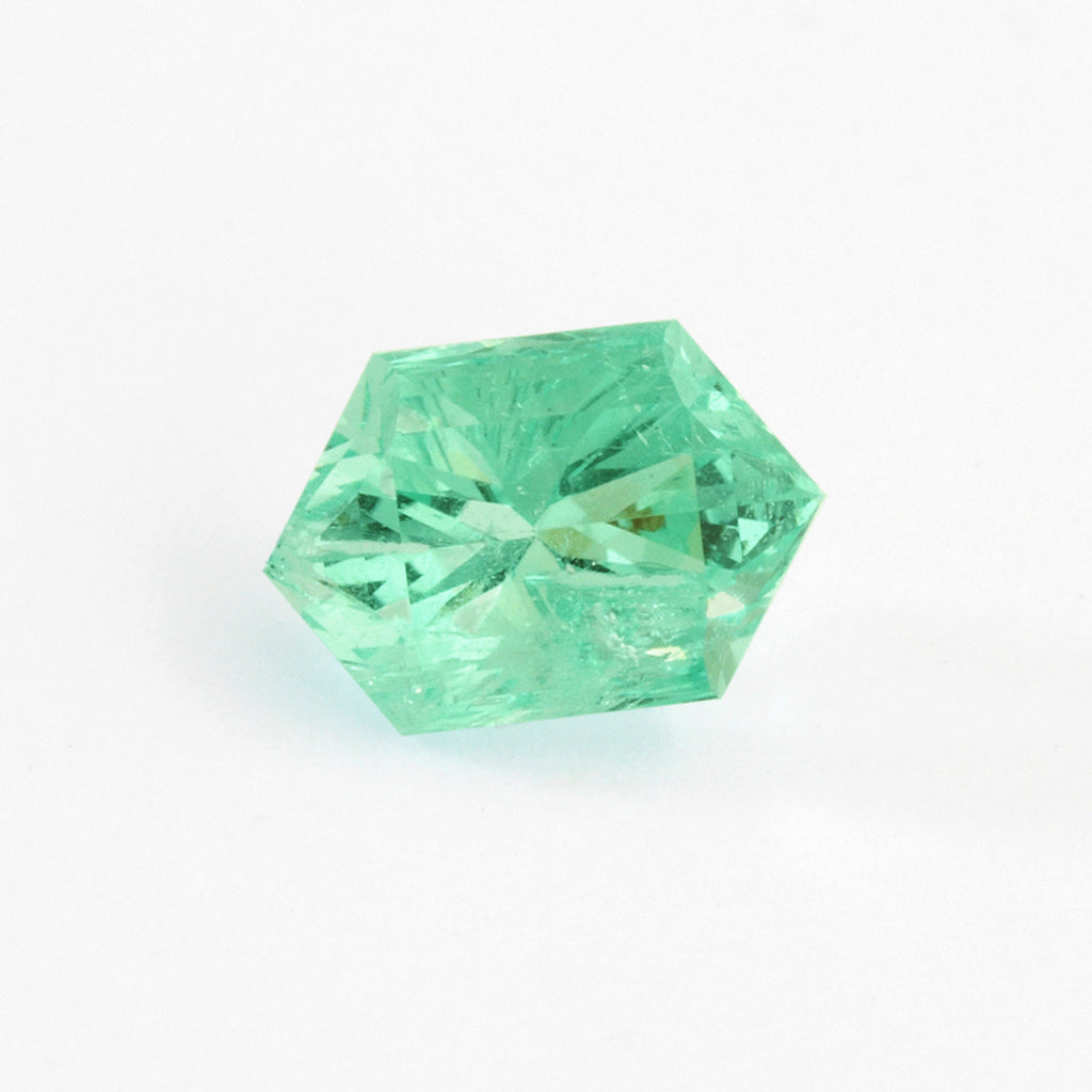 1.74ct Neon Green Beryl Hexagon