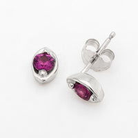 Customizable 3mm Round ColorKissed™ Stud Earrings No. 11978