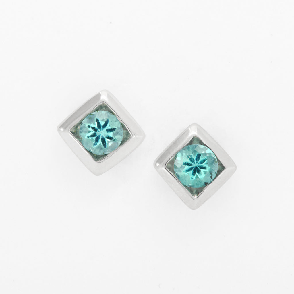 Customizable 3mm Round ColorKissed™ Stud Earrings No. 11979