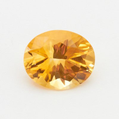 10x8 to 12x10mm Yellow Citrine Concave Oval