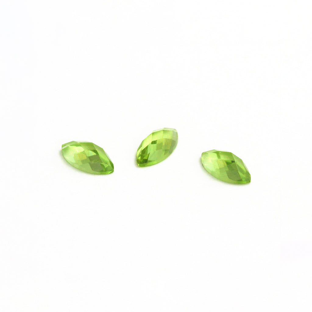 5x2.5 to 6x3mm Mesa Verde® Peridot Rose Cut Marquise