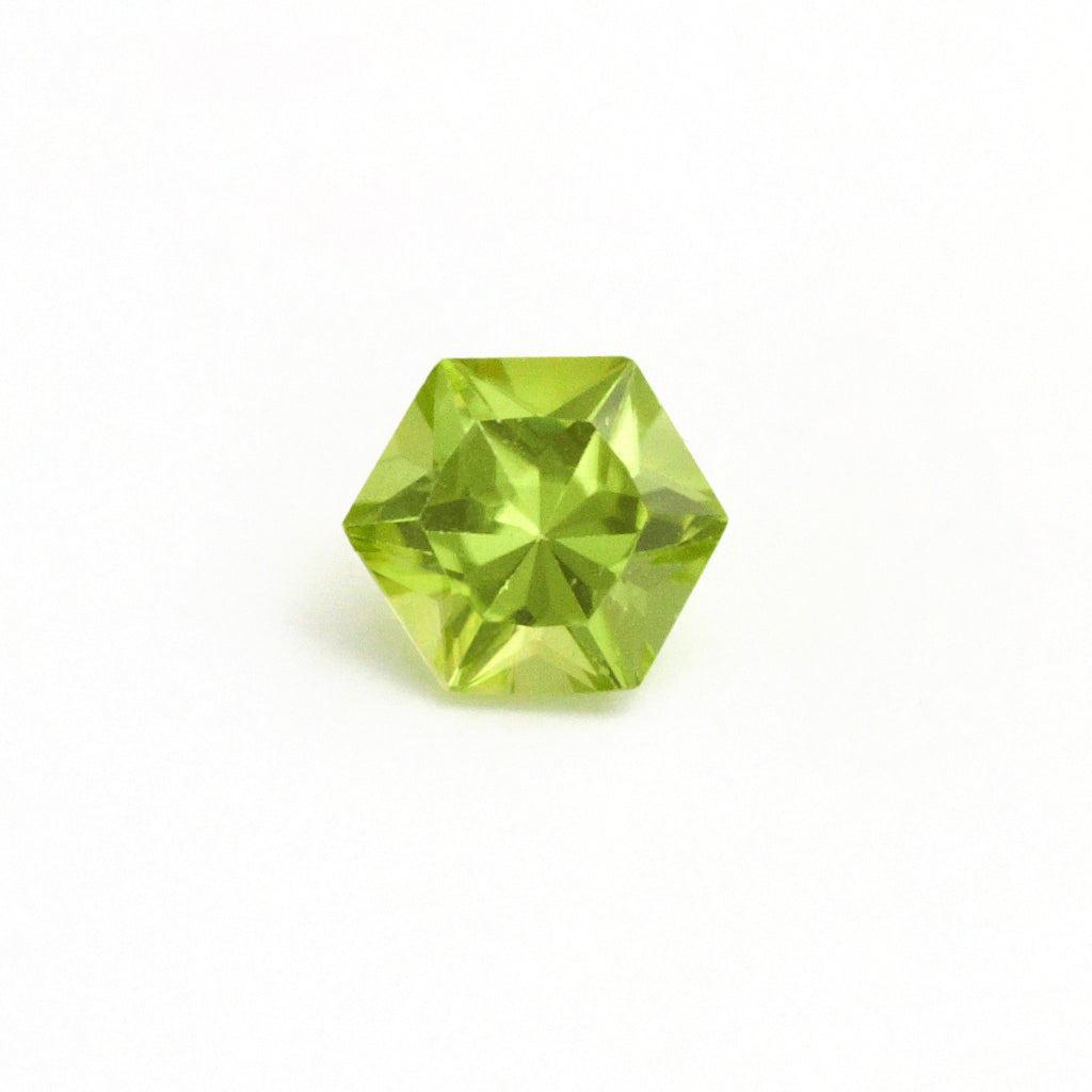 4 to 6mm Mesa Verde® Peridot Hexagons