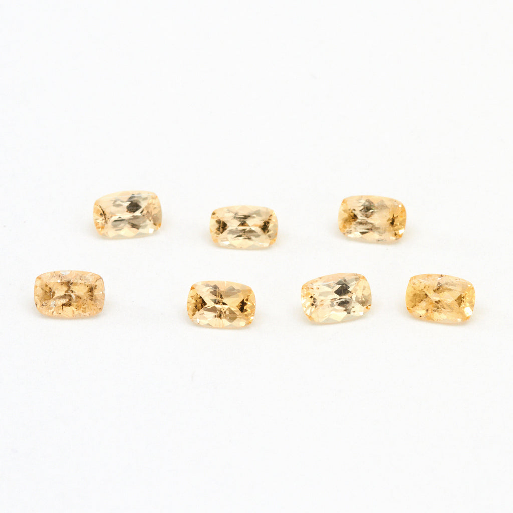 5x3 to 7x5mm Golden Imperial Topaz Cushions