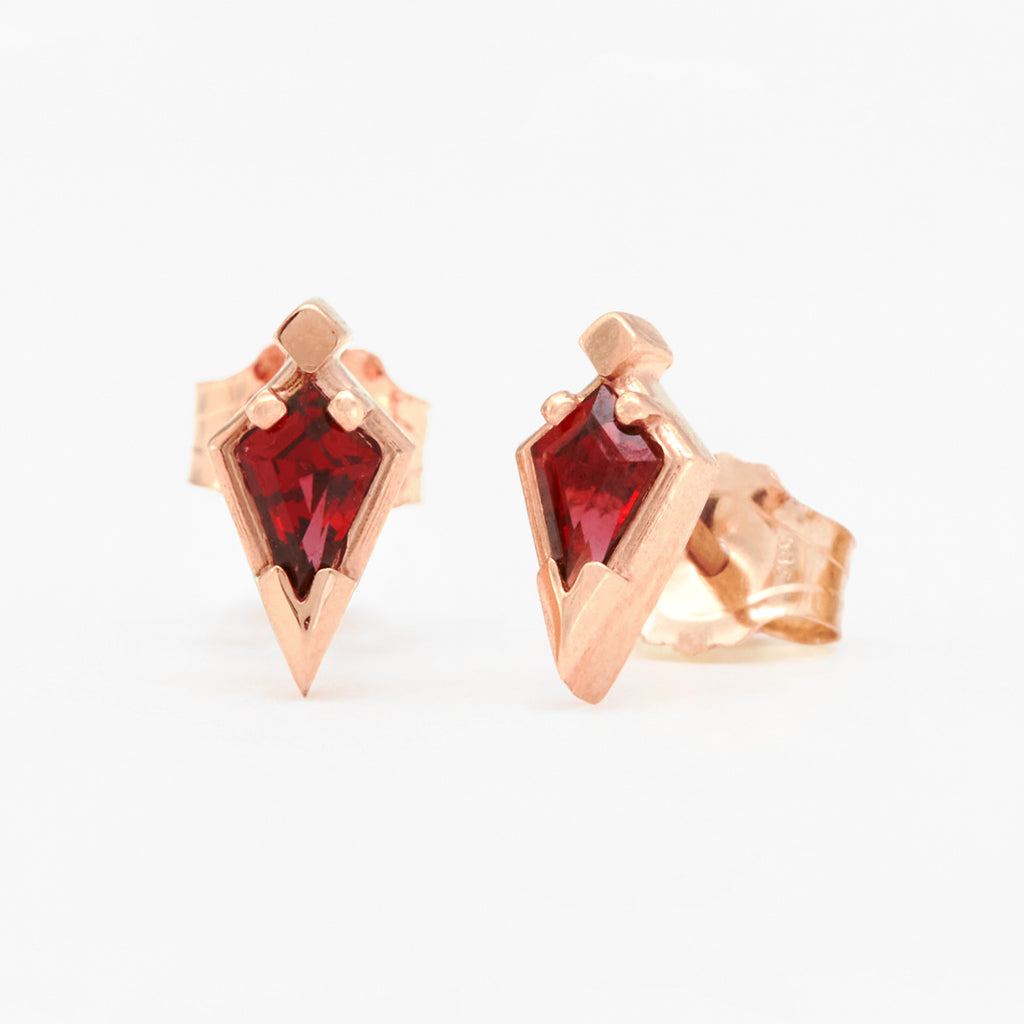 Customizable 5x3mm Kite ColorKissed™ Stud Earrings No. 19210