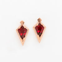 Customizable 5x3mm Kite ColorKissed™ Stud Earrings No. 19210