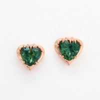 Customizable 4mm Heart ColorKissed™ Stud Earrings No. 19260