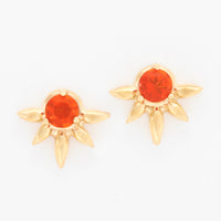 Customizable 3mm Round ColorKissed™ Stud Earrings No. 19270