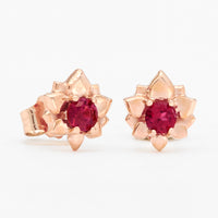 Customizable 3mm Round ColorKissed™ Stud Earrings No. 19300