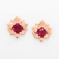 Customizable 3mm Round ColorKissed™ Stud Earrings No. 19300