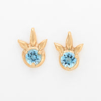 Customizable 3mm Round ColorKissed™ Stud Earrings No. 19310