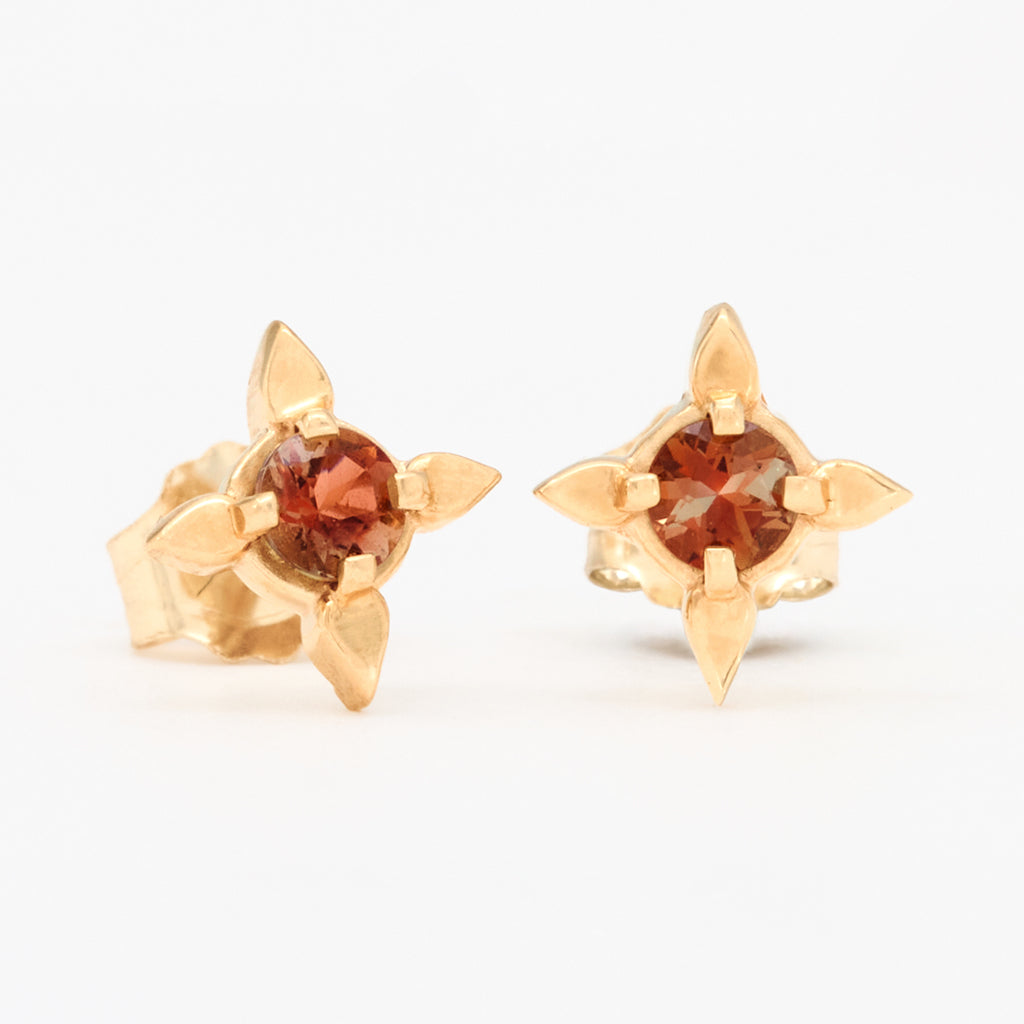 Customizable 3mm Round ColorKissed™ Stud Earrings No. 19370