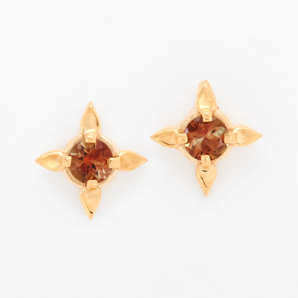 Customizable 3mm Round ColorKissed™ Stud Earrings No. 19370
