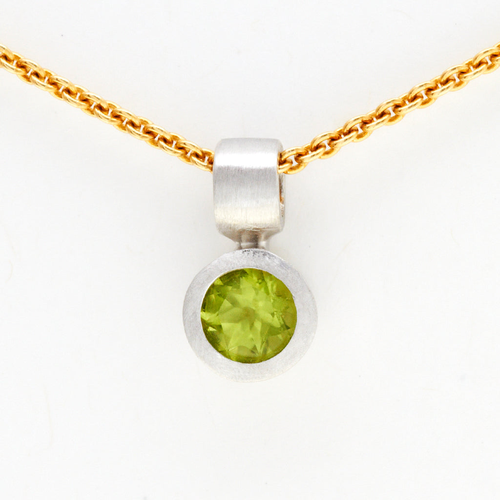Customizable 4mm Round GemDots™ Pendant No. 2068