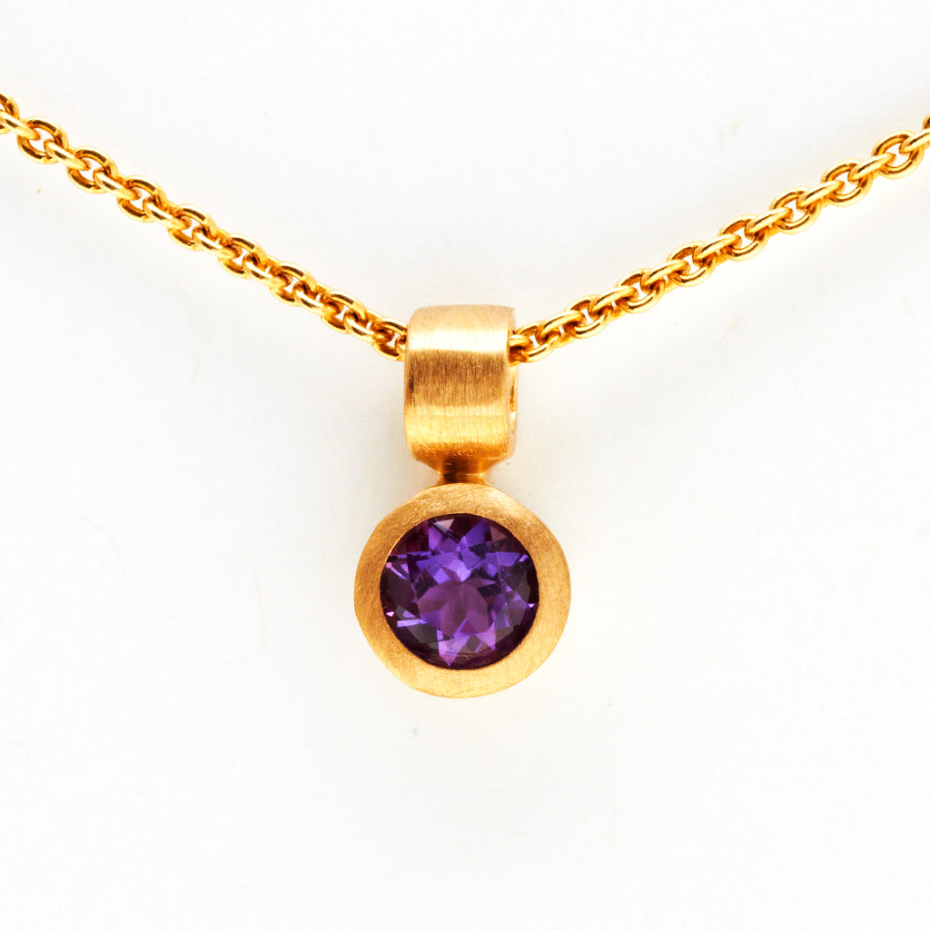 Customizable 5mm Round GemDots™ Pendant No. 2069
