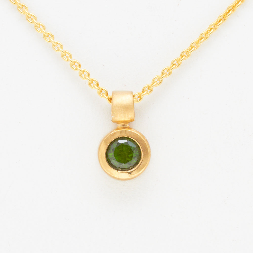 Customizable 5mm Round GemDots™ Pendant No. 2069