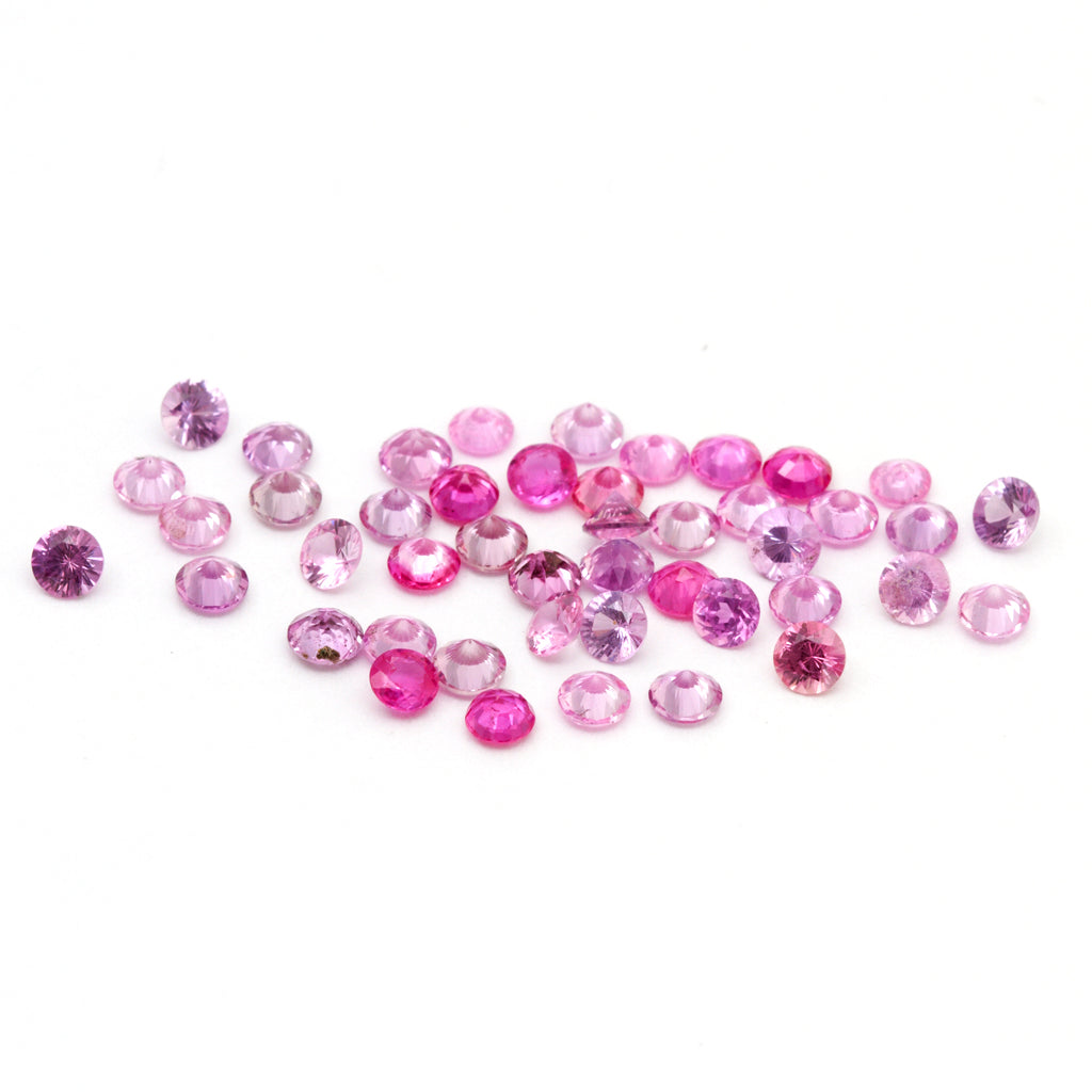 2 to 3.5mm AA Pink Ceylon Sapphire Rounds