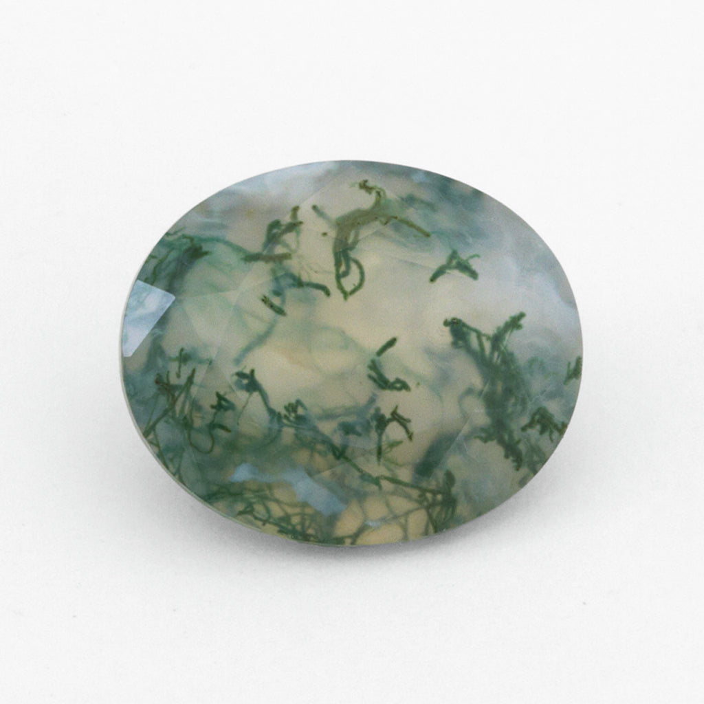 10x8 to 12x10mm Moss Agate Ovals